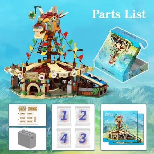 Kit De Modelo De Construcción De Establo De Caballos, Escena