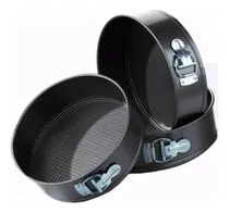 Comprar Set X3 Torteras Moldes Torta Asadera Desmontable Antiadherente 24cm 26cm 28cm Levys Bazar Molde Torta Horno Biscochuelo No Se Pega