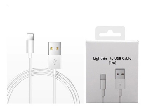 Cable Cargador Certificado Usb iPhone 5 5s 6 7 8 X T/v