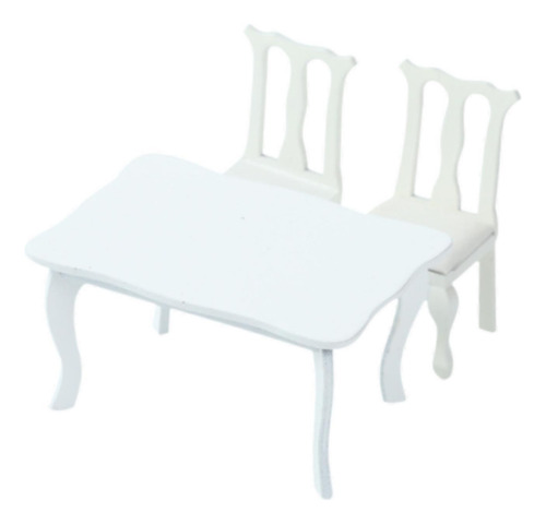 1:12 Juego De Mesa Y Silla De Casa De Muñecas, Manualidades