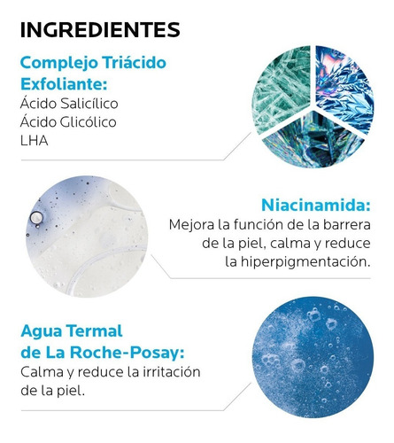 Imagen 3 de 7 de Sérum Ultra Concentrado La Roche-Posay Effaclar noche para todo tipo de piel de 30mL/30g 30+ años