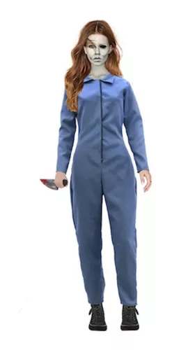 Disfraz de Michael Myers de Halloween para adultos, Azul