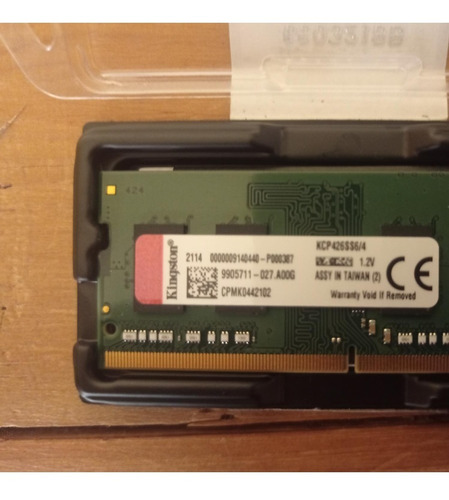 Memoria Kingston 4gb Kcp426ss6/4