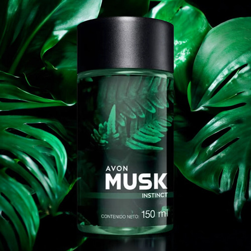 Set Musk+ Instinct Fragancia Y Desodorante Para Hombre Avon