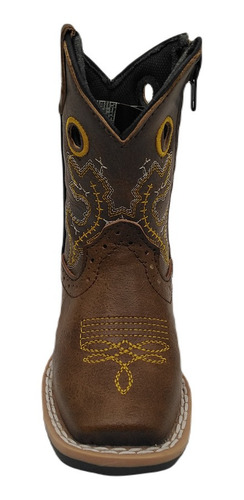 Bota Vaquera Para Niño Richard West 100 Camel (12.0 - 14.5)