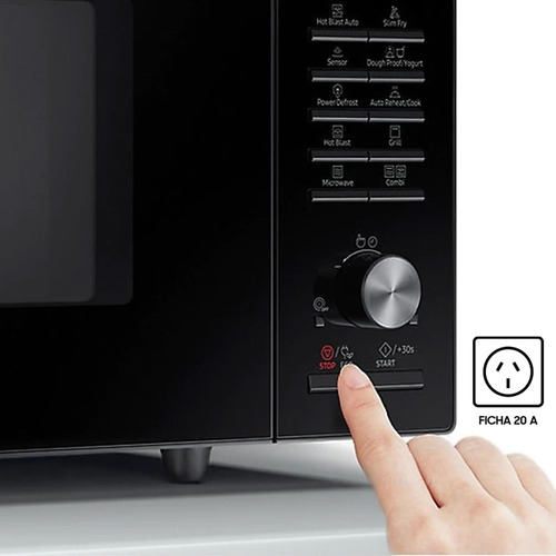 Microondas Grill Samsung Mc28m6055 Negro 28l 230v 3