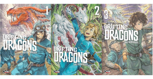 Drifting Dragons - Tomos Del 1 Al 3 - Manga Z