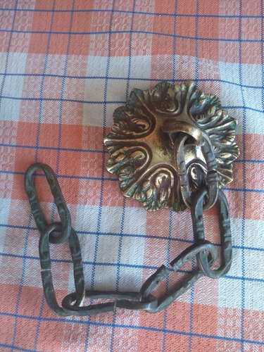 Cadena Y Floron De Bronce