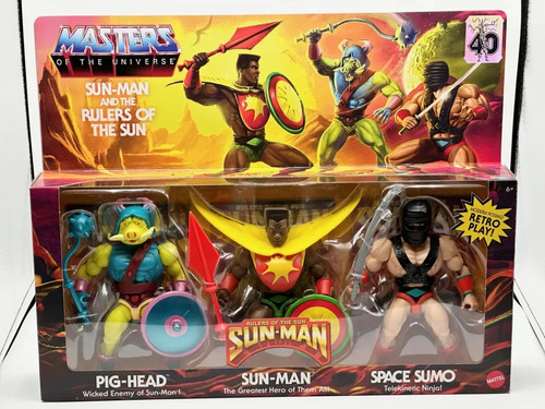 Sun Man And The Rulers Of The Sun Motu Pig Head Space Sumo