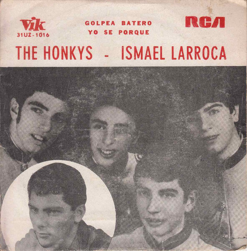 1968 Rock Uruguay The Honkys Golpea Batero Simple Vinilo