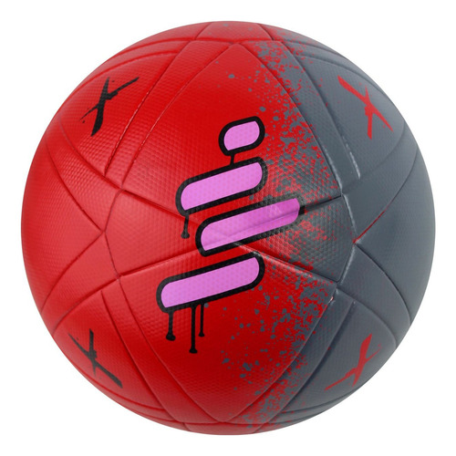 Balón De Fútbol Oka Match Termoformado N° 4 Color Rojo