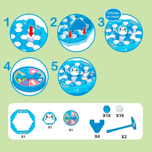 Juego Mesa Salva Al Animal Rompe Bloques Con Martillo Niños
