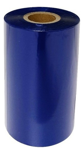 Ribbon Cera Azul 102x300 Mts Para Impresora De Etiquetas