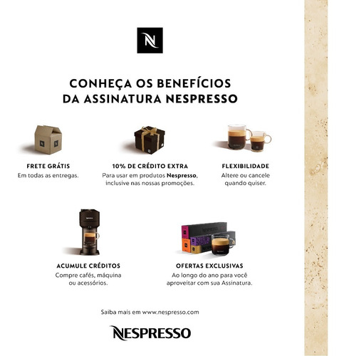 Cápsula Café Nespresso Original 10 Un Sabor Capriccio
