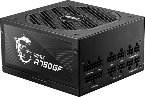Fuente De Poder Msi 750w Mpg 80+ Gold - Totalmente Modular