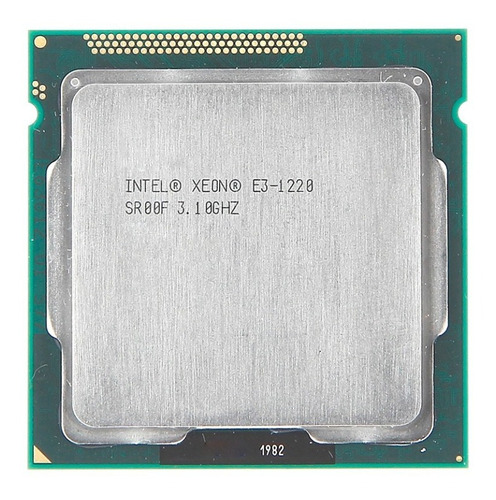 Procesador Intel Xeon E3-1220 CM8062300921702 de 4 núcleos y  3.4GHz de frecuencia