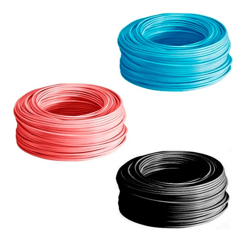 Cable Unipolar Normalizado 4mm Iram 2183 X3 Rollos Colores