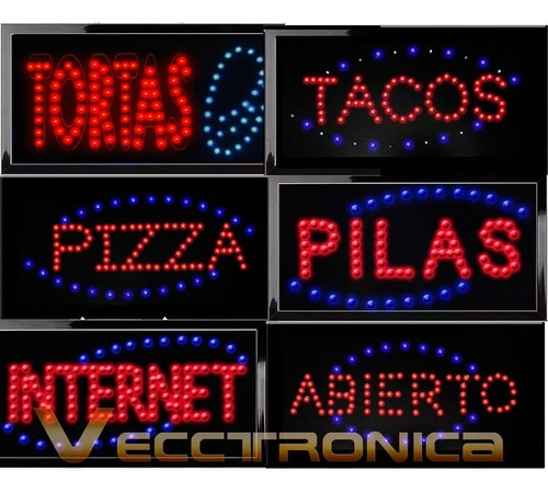 Geniales Letreros Luminosos En Diferentes Modelos A Eleguir