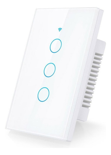 Interruptor De Luz Táctil Tuya Smart Ofx-wf-u3 3 Ch Wifi App