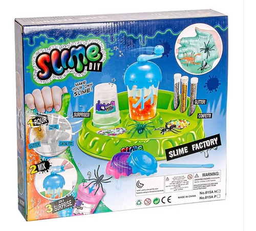 Imagen 6 de 9 de Slime Diy Factory Fábrica De Slime Insectos Juego Para Niños