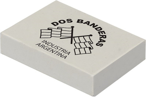 Imagen 3 de 5 de Goma De Borrar Lápiz 2 Banderas 3036 Pack X6 Planeta Juguete
