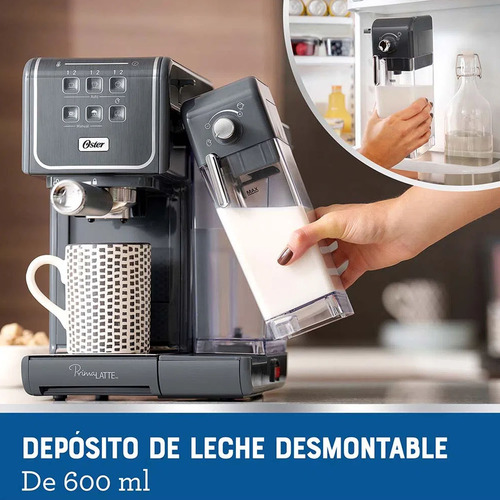Cafetera Oster Primalatte Touch 3en1 Compat. Nespresso 6801m