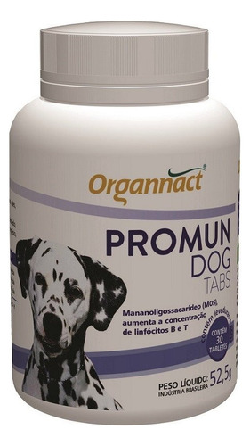 Suplemento Organnact Promun Dog - Probiótico E Prebiótico