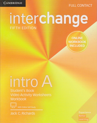 Interchange Intro A Full Contact Studens Book Online Workbok