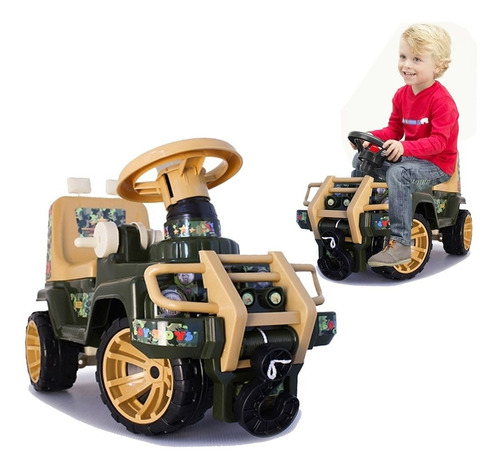 Caminador Jeep Carro Montable Niños Bebe Infantil