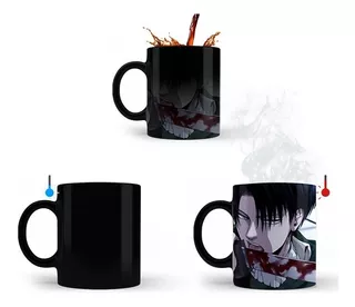 Taza Mágica Otaku Anime Manga Todas Las Series Termosensible