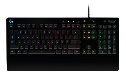 Teclado Gamer Logitech Serie Prodigy G213 Español Negro Rgb