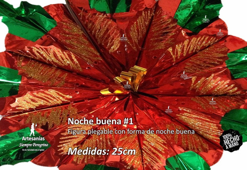 Papel Picado Navideño - Decoracion Navidad Noche Buena #1 | Envío gratis
