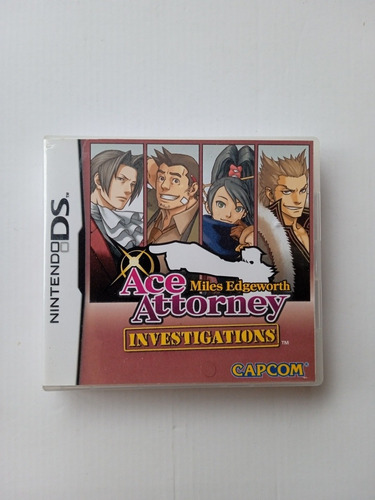 Ace Attorney Miles Edgeworth Para Nintendo Ds Marca Songfinn