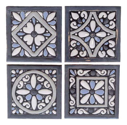 Azulejos Mayólicas Creta Caliza 10 X 10 Pack X 8 Unid.