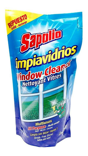 Limpiador De Vidrios Sapolio Multiusos Lavanda Repuesto 500ml