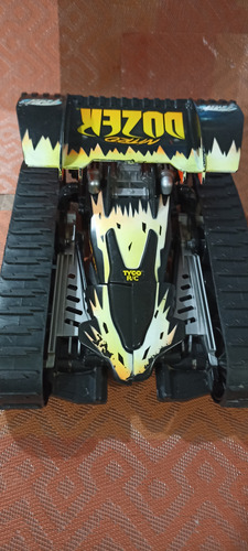 Carro De Radio Control Nitro Dozer De Tyco Rc Negro Hombre Araña (Usado)