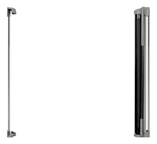 Puerta Seguridad Retráctil Para Bebe O Mascota Summer Color Negro