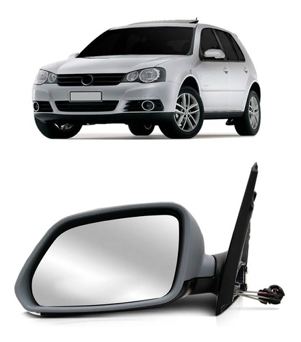 Retrovisor Golf 2008 2009 2010 A 2013 C/ Controle C/ Pisca