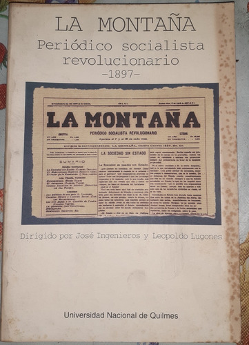 Socialismo La Montaña Periodico Socialista Revolucionario