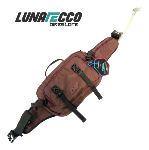 Cangurera De 3l Con Bolsa De Hidratación Para Bike O Trail