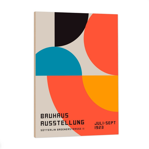 Cuadro Bauhaus Abstractos Modernos Nórdicos Decoración 33x48