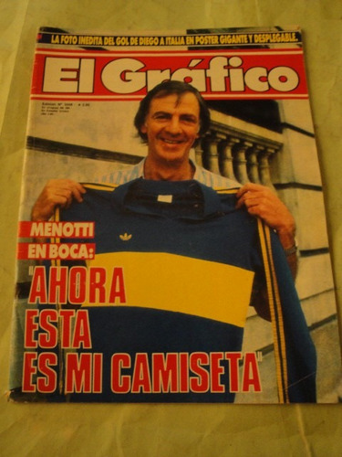 El Grafico 3508 Boca Menotti Maradona Alonso River Leonard