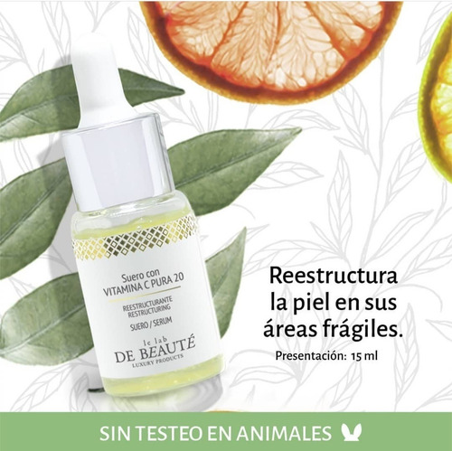 Serum Le Lab De Beauté Vitamina C Pura De 15ml 