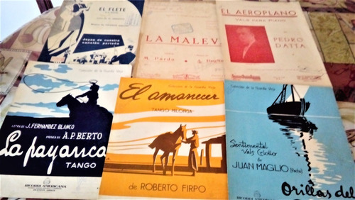 Partituras Tango Y Valses De La Guardia Vieja (Usado)