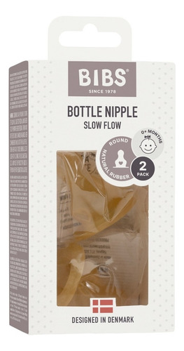 Tetina De Repuesto Para Mamadera Bibs Flujo Lento Pack X2