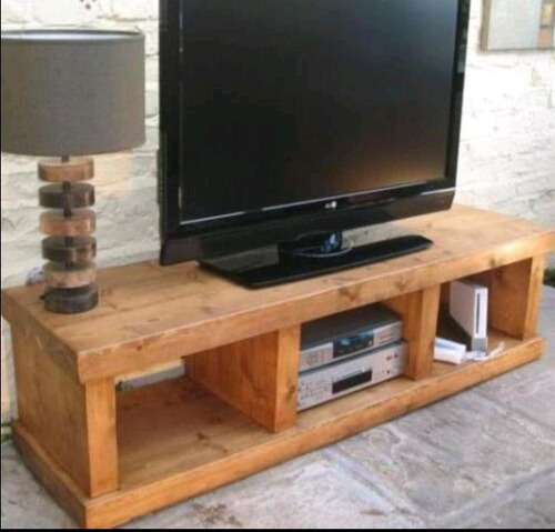 Mueble De Madera Rústico Para Televisor 