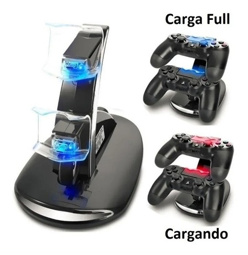 Cargador Doble Control Ps4 Cargador De Joystick Mando