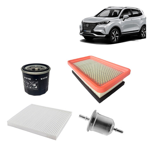 Filtros Aire Aceite Polen Bencina Changan Cs15 1.5 2016-2023