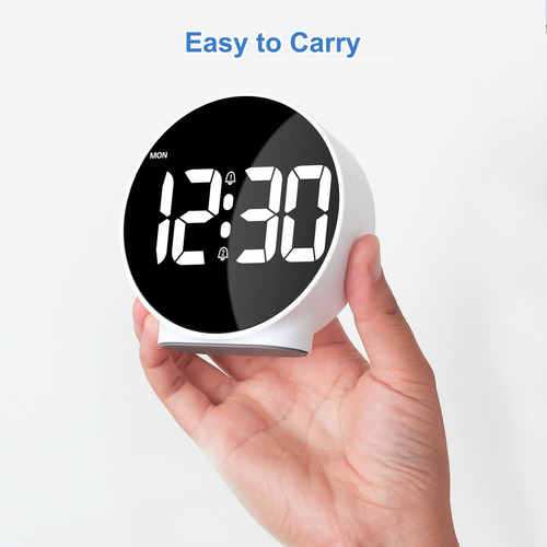 L Reloj Despertador Digital S1, Despertador De Viaje, Junto