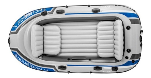 Imagen 2 de 6 de Bote Inflable Excursion 4 Sport Series Intex, Acuarela
